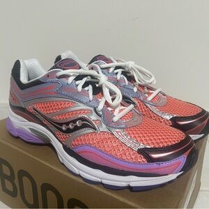 New Saucony Progrid Omni 9 Pink Purple S70739-30 Mens Unisex Size 12